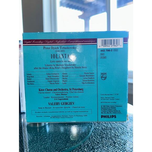 Tchaikovsky – Iolanta CD (1996) | Valery Gergiev, Hvorostovsky, Kirov - Picture 6 of 6